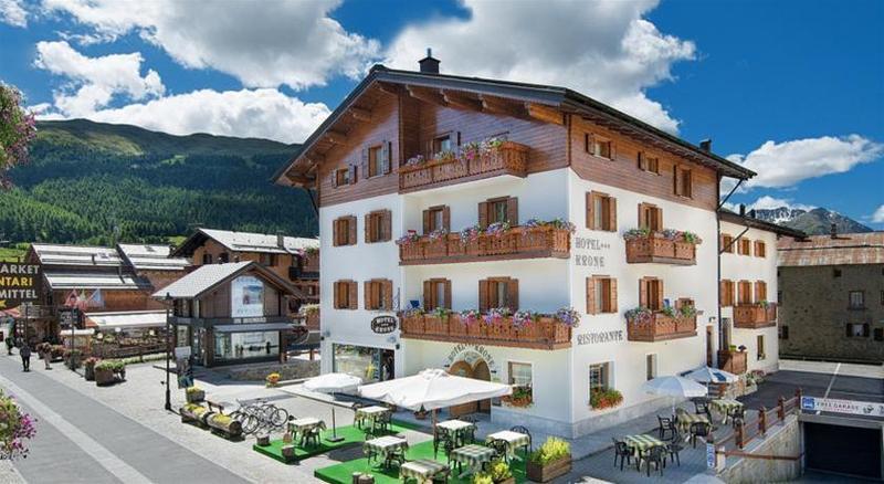 Hotel Krone Livigno Exteriér fotografie