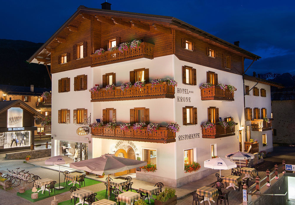 Hotel Krone Livigno Exteriér fotografie