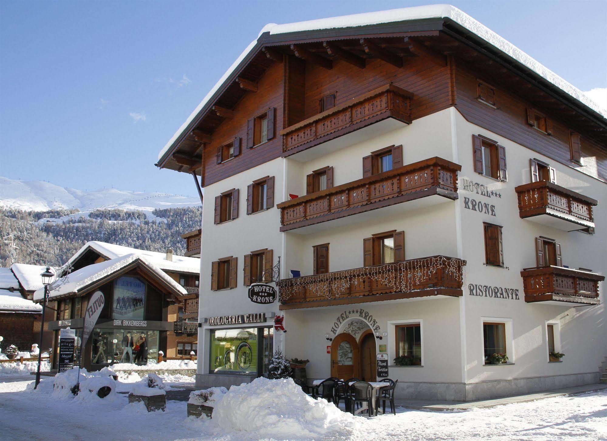 Hotel Krone Livigno Exteriér fotografie