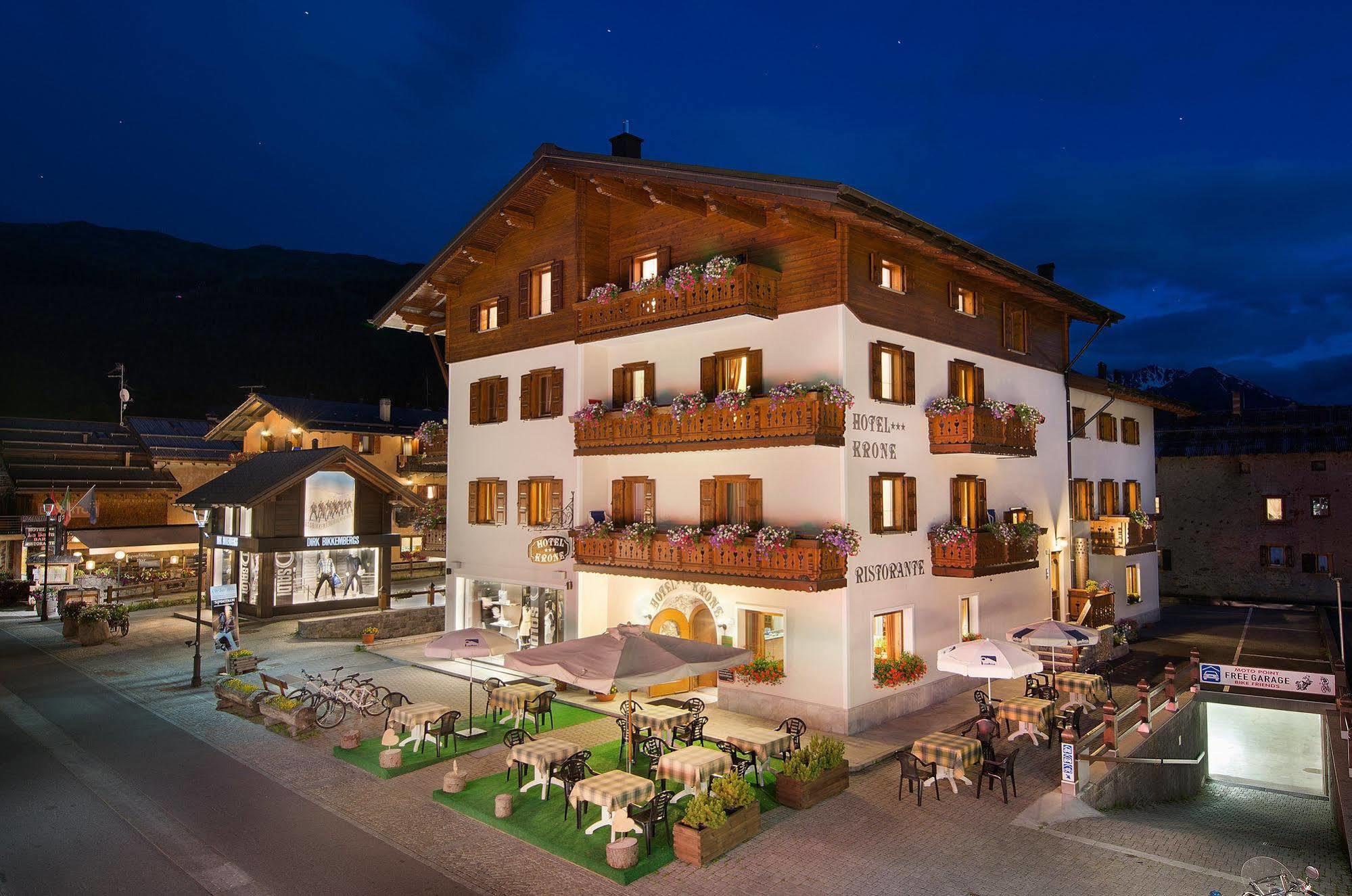 Hotel Krone Livigno Exteriér fotografie